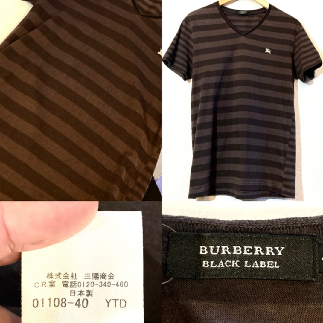 BURBERRY BLACK LABEL(バーバリーブラックレーベル)のBURBERRY BLACK LABEL★Tシャツ★バーバリー★定価1万円★茶 メンズのトップス(Tシャツ/カットソー(半袖/袖なし))の商品写真