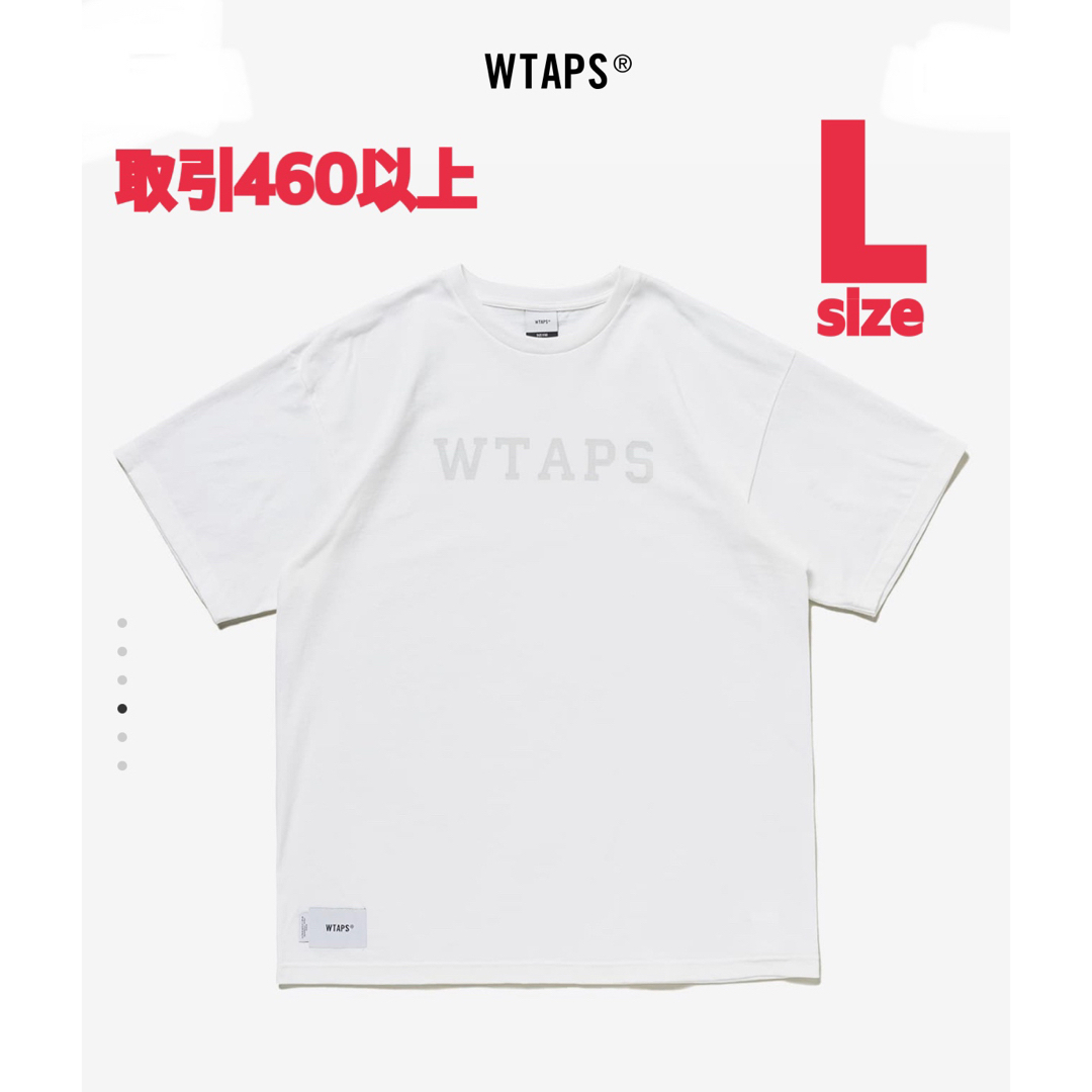 Tシャツ/カットソー(半袖/袖なし)WTAPS 2023SS COLLEGE SS TEE WHITE Lサイズ