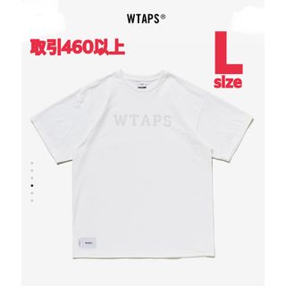 ダブルタップス(W)taps)のWTAPS 2023SS COLLEGE SS TEE WHITE Lサイズ(Tシャツ/カットソー(半袖/袖なし))