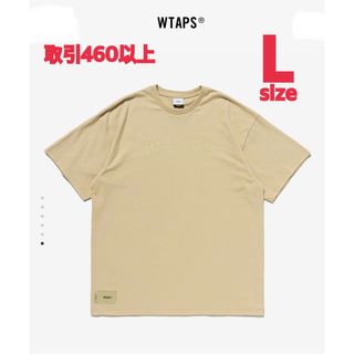 ダブルタップス(W)taps)のWTAPS 2023SS COLLEGE SS TEE BEIGE Lサイズ(Tシャツ/カットソー(半袖/袖なし))