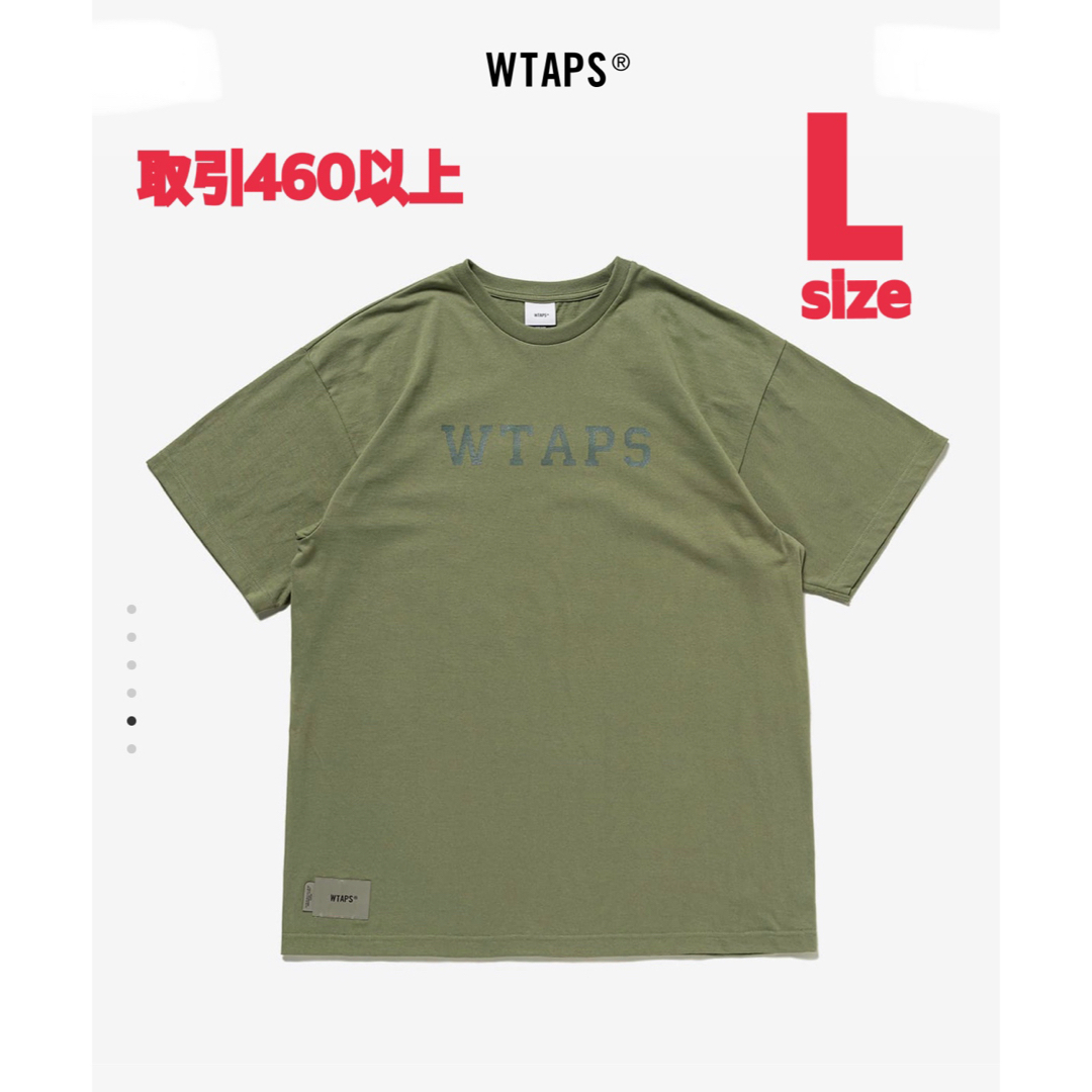 WTAPS 2023SS COLLEGE SS TEE OLIVE DRAB L