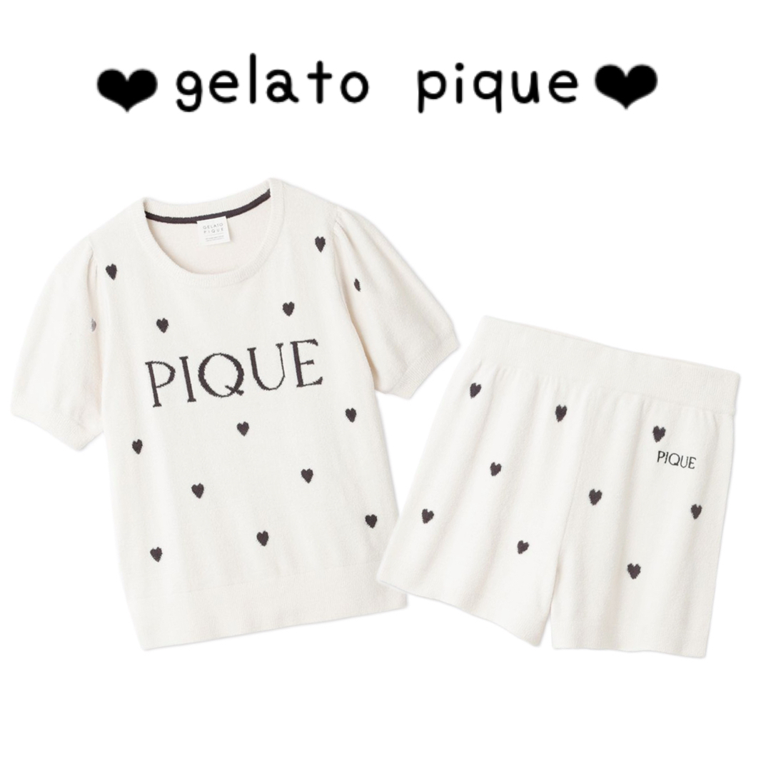 gelato pique - ジェラートピケハートロゴジャガードプルオーバー