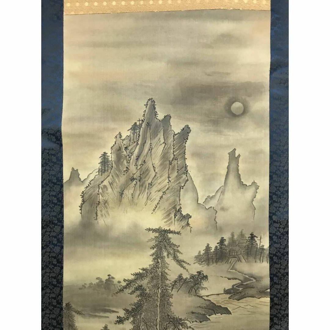 玉堂/山水人物図/掛軸☆宝船☆AB-794 | dorokhshansolar.com