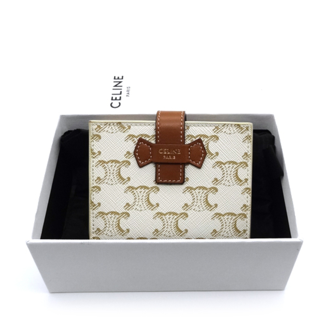 CELINE - セリーヌ トリオンフ スモール ストラップ ウォレット CELINE - セリーヌ トリオンフ スモール ストラップ ウォレット