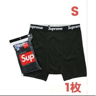 シュプリーム(Supreme)の22　Supreme　ボクサーパンツ　黒　1枚　パンツ　バラ売り(ボクサーパンツ)