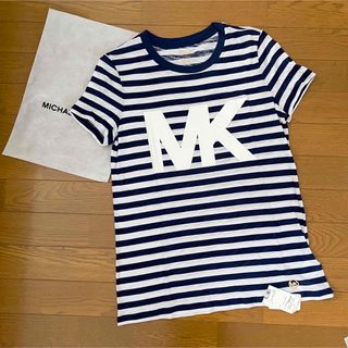 マイケルコース(Michael Kors)のマイケルコース　ストライプ　ロゴ　Tシャツ(Tシャツ(半袖/袖なし))