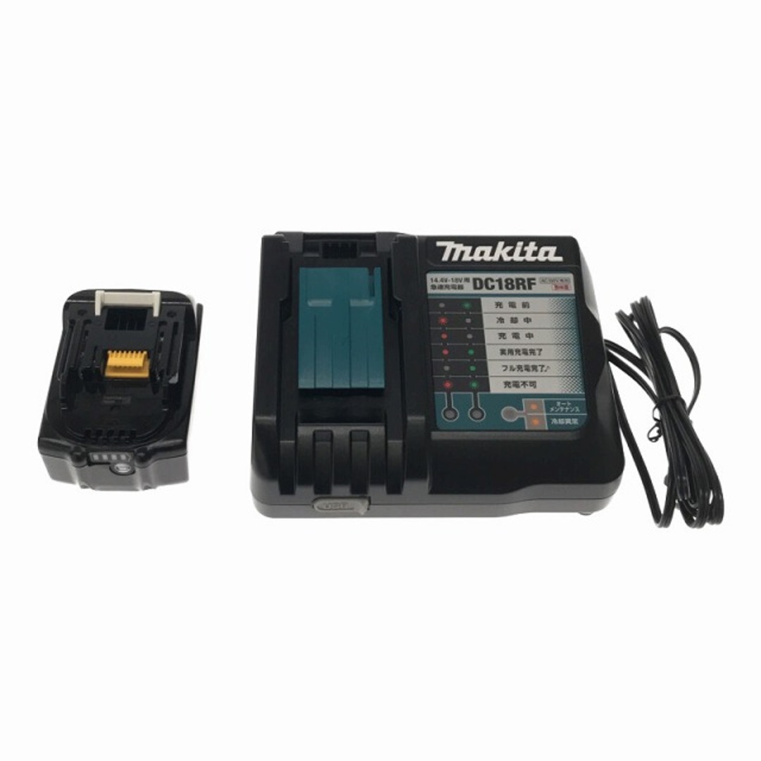 ☆未使用品☆ makita マキタ 18V 充電式ジグソー JV182DRF 青/ブルー バッテリー1個(18V 6.0Ah) 充電器+替刃+ケース 74380バイク