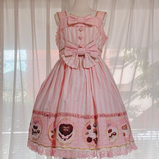 アンジェリックプリティー(Angelic Pretty)のMelty Chocolate JSKカチュ(セット/コーデ)