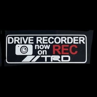 TRD トヨタ ドラレコ ドライブレコーダー ステッカー TRD-C(車外アクセサリ)
