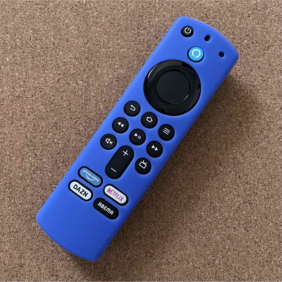 Amazon(アマゾン)の第3世代　Amazon fire tv stick リモコンカバー 【ブルー】 スマホ/家電/カメラのテレビ/映像機器(その他)の商品写真