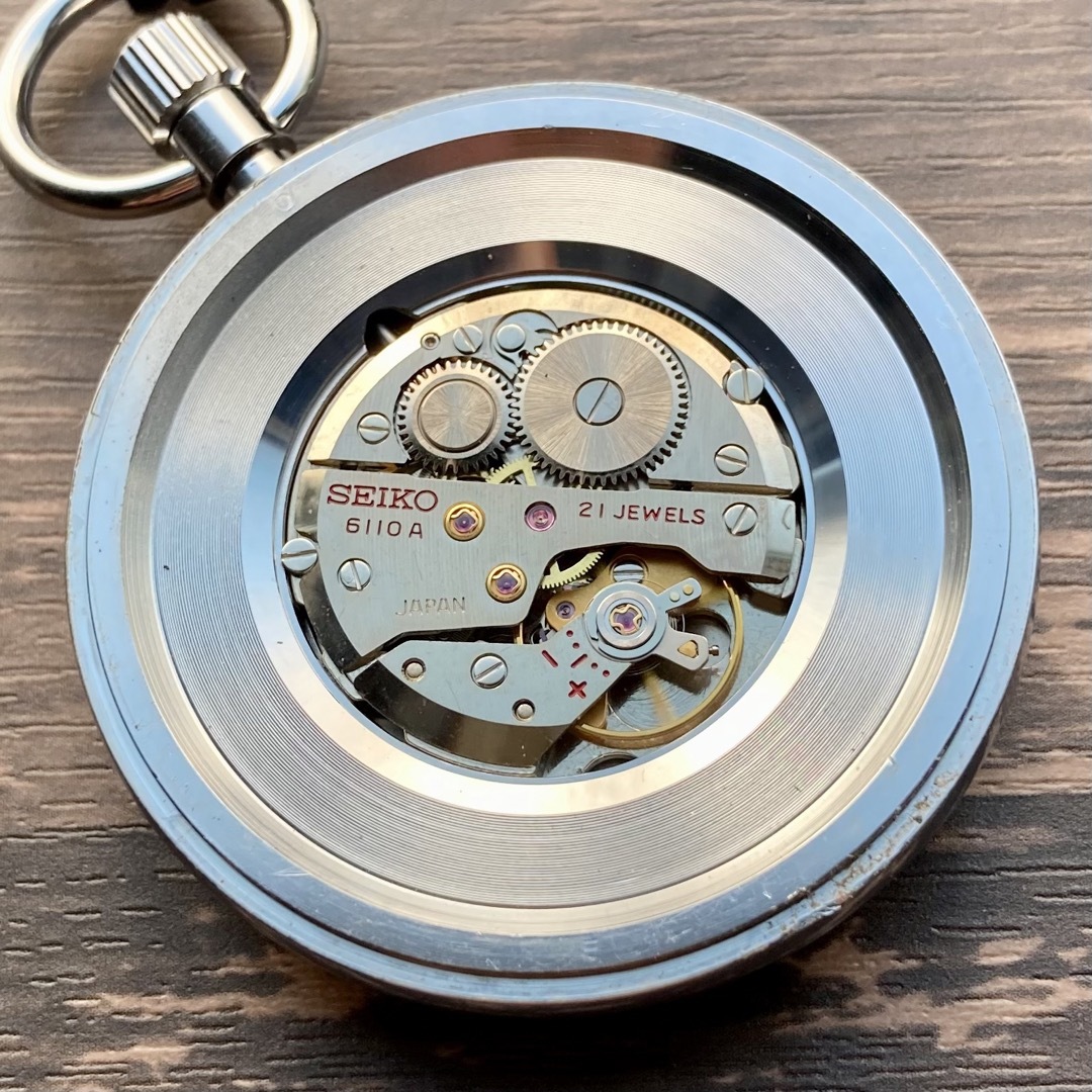 通販新品 【動作良好】セイコー SEIKO アンティーク 懐中時計 鉄道 手