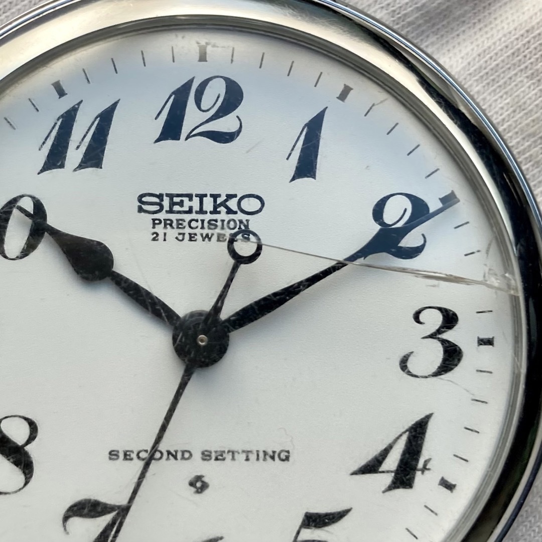 通販新品 【動作良好】セイコー SEIKO アンティーク 懐中時計 鉄道 手