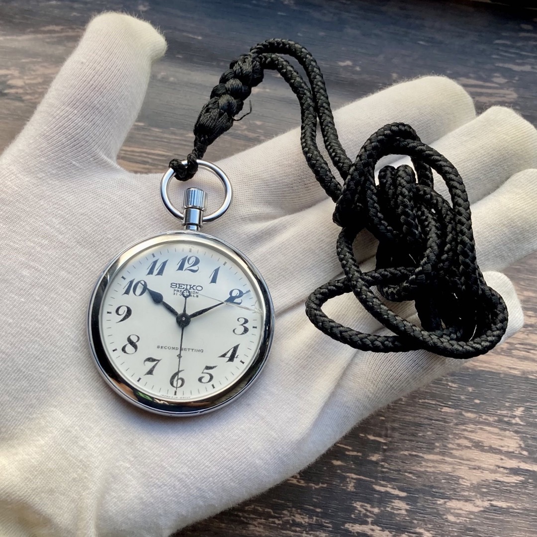 通販新品 【動作良好】セイコー SEIKO アンティーク 懐中時計 鉄道 手