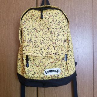 アウトドア(OUTDOOR)の⭐ポケモンセンター　ピカチュウリュック　OUTDOOR　訳あり⭐(リュック/バックパック)