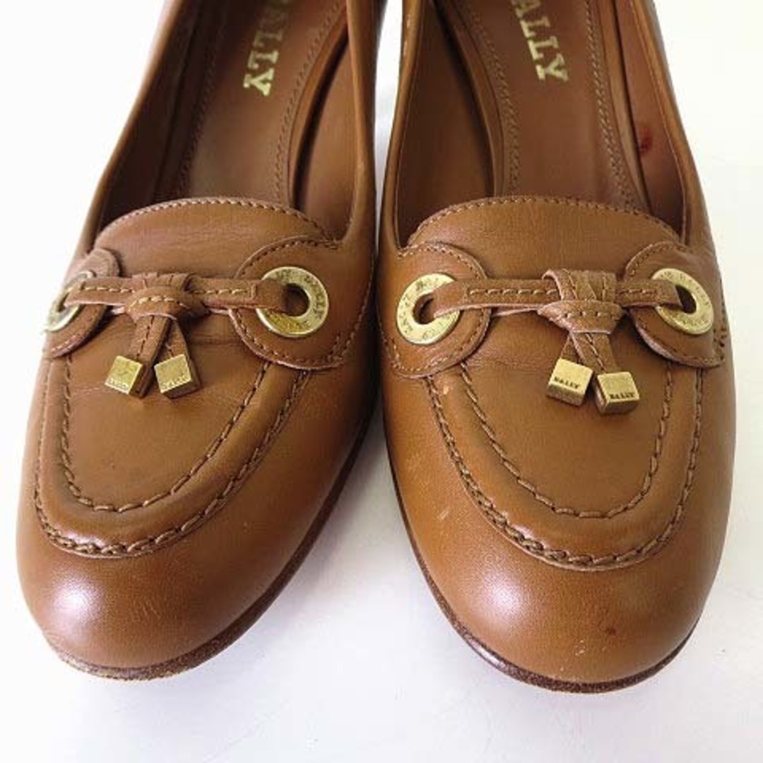 未使用品】BALLY バリー ローファー パンプス 23.5cm キャメル