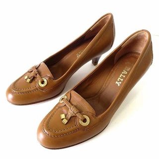 バリー(Bally)のバリー BALLY パンプス ローファーパンプス レザー 23cm 茶色 靴(ハイヒール/パンプス)