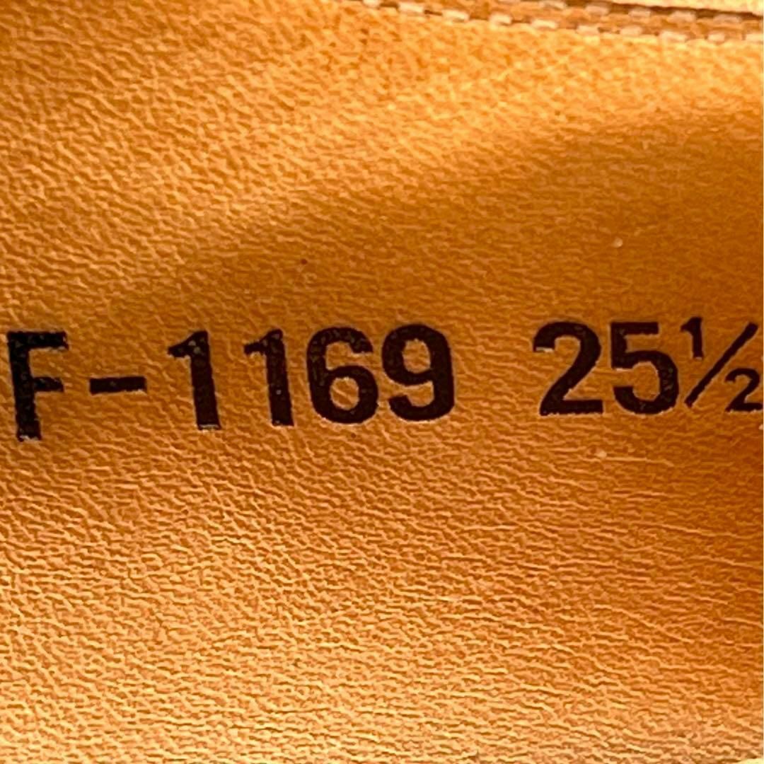 SCOTCH GRAIN F-1169 茶 栃木レザー Uチップ 25.5cm