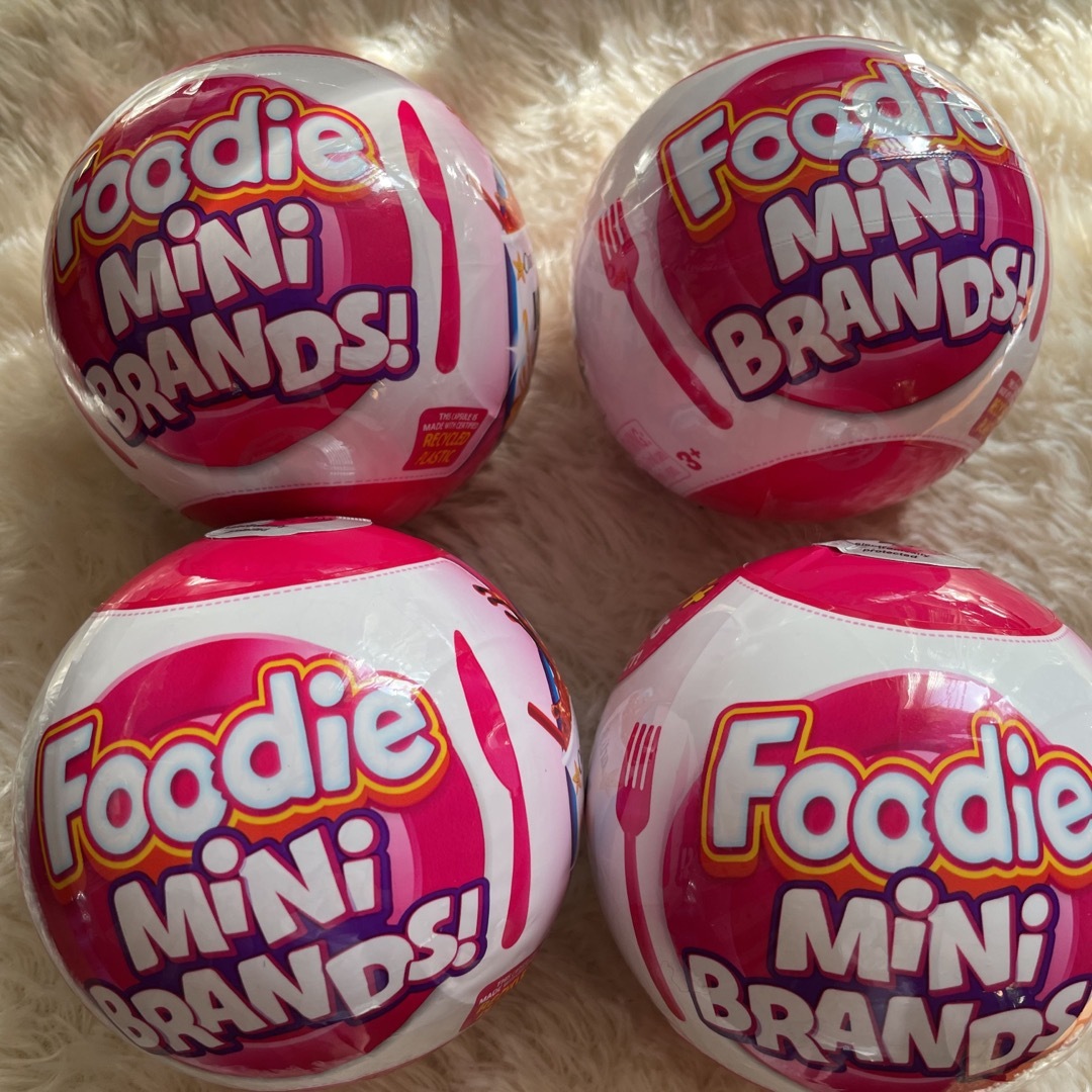 新品　未開封 MiNi BRANDS Foodies シリーズ1  4個