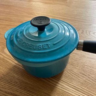 ルクルーゼ(LE CREUSET)のル・クルーゼ　鍋　青　16cm(鍋/フライパン)