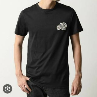 モンクレール(MONCLER)のMONCLER モンクレール マーリア クルーネック Tシャツ ダブルワッペン(Tシャツ/カットソー(半袖/袖なし))