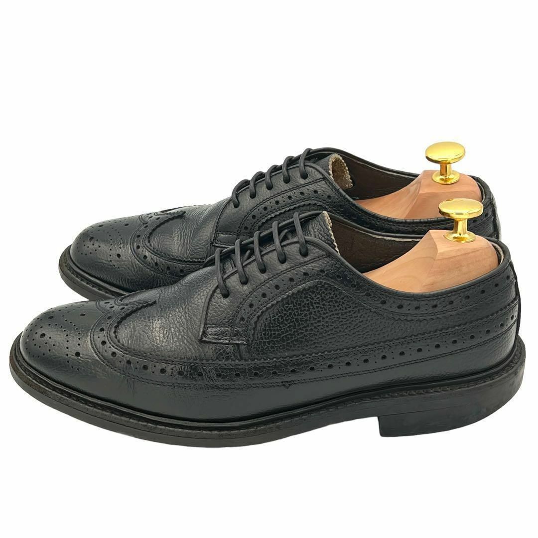 REGAL(リーガル)のREGAL 黒 外羽根　ウィングチップ 23.5cm EE メンズの靴/シューズ(ドレス/ビジネス)の商品写真