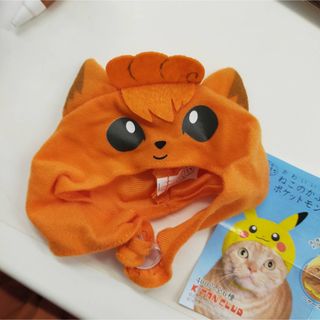 猫　被り物　ポケモン　ロコン　未使用(猫)