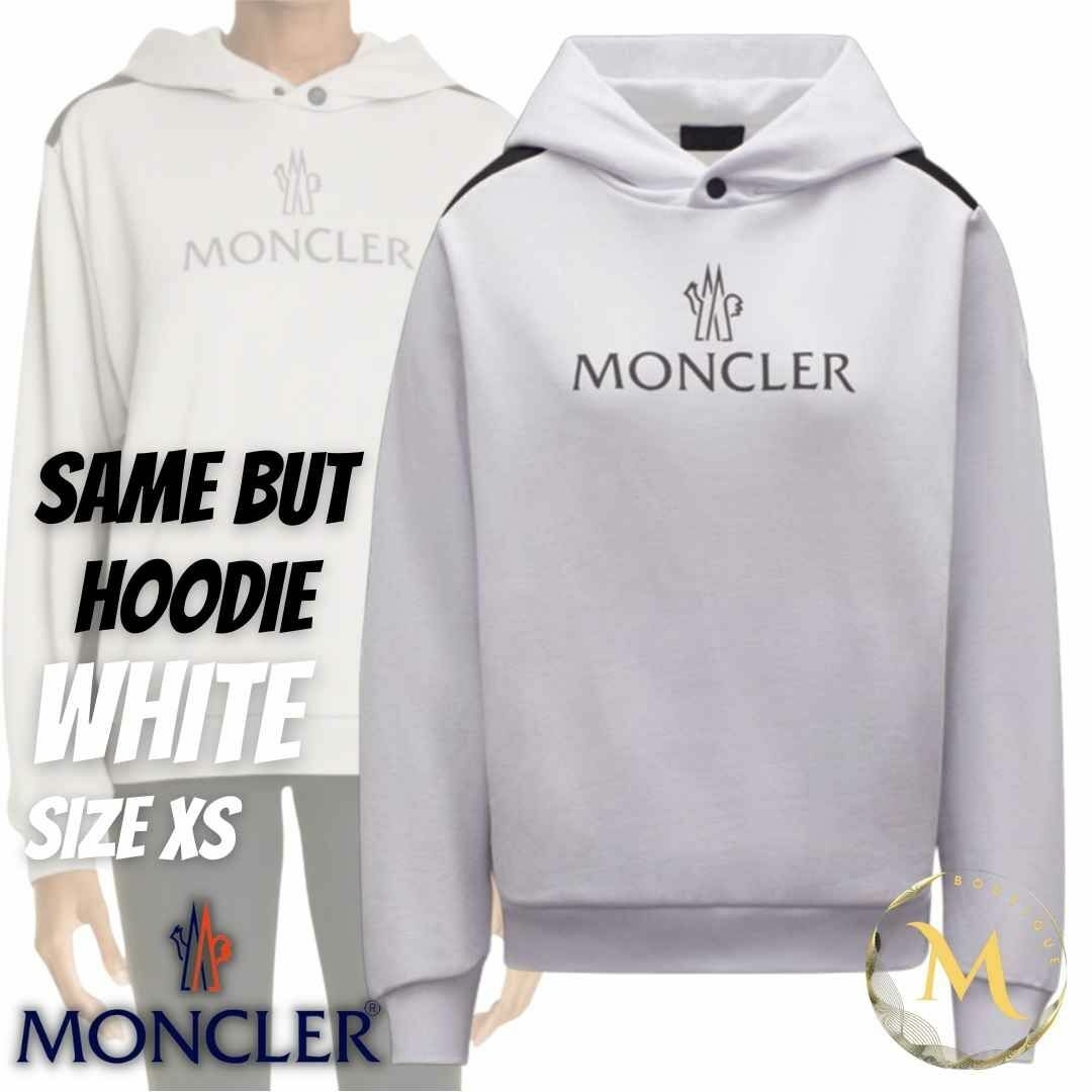 ☆未使用・本物保証☆MONCLER Same But パーカー XS　白色 | フリマアプリ ラクマ