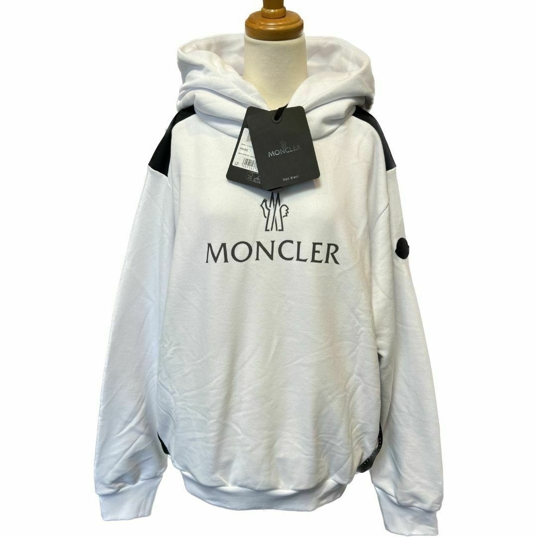 ☆未使用・本物保証☆ MONCLER Same But パーカー M　ホワイト色