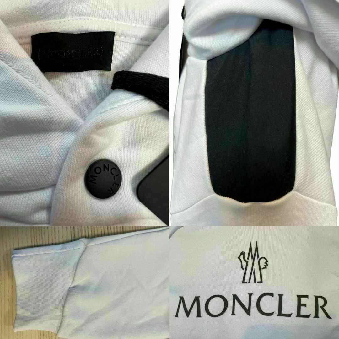 MONCLER - ☆未使用・本物保証☆MONCLER Same But パーカー XS 白色の ...