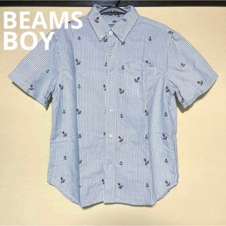 ビームスボーイ(BEAMS BOY)のBEAMSBOY/ビームスボーイ☻ストライプ 半袖シャツ マリン(シャツ/ブラウス(半袖/袖なし))