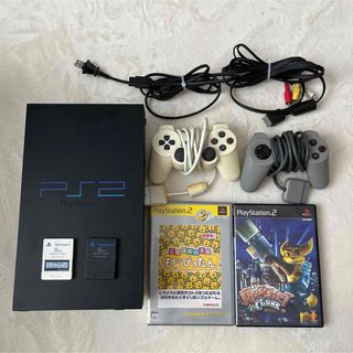 プレイステーション2(PlayStation2)のPlayStation2 本体 SCPH-30000 【ソフト2本付き】(家庭用ゲーム機本体)