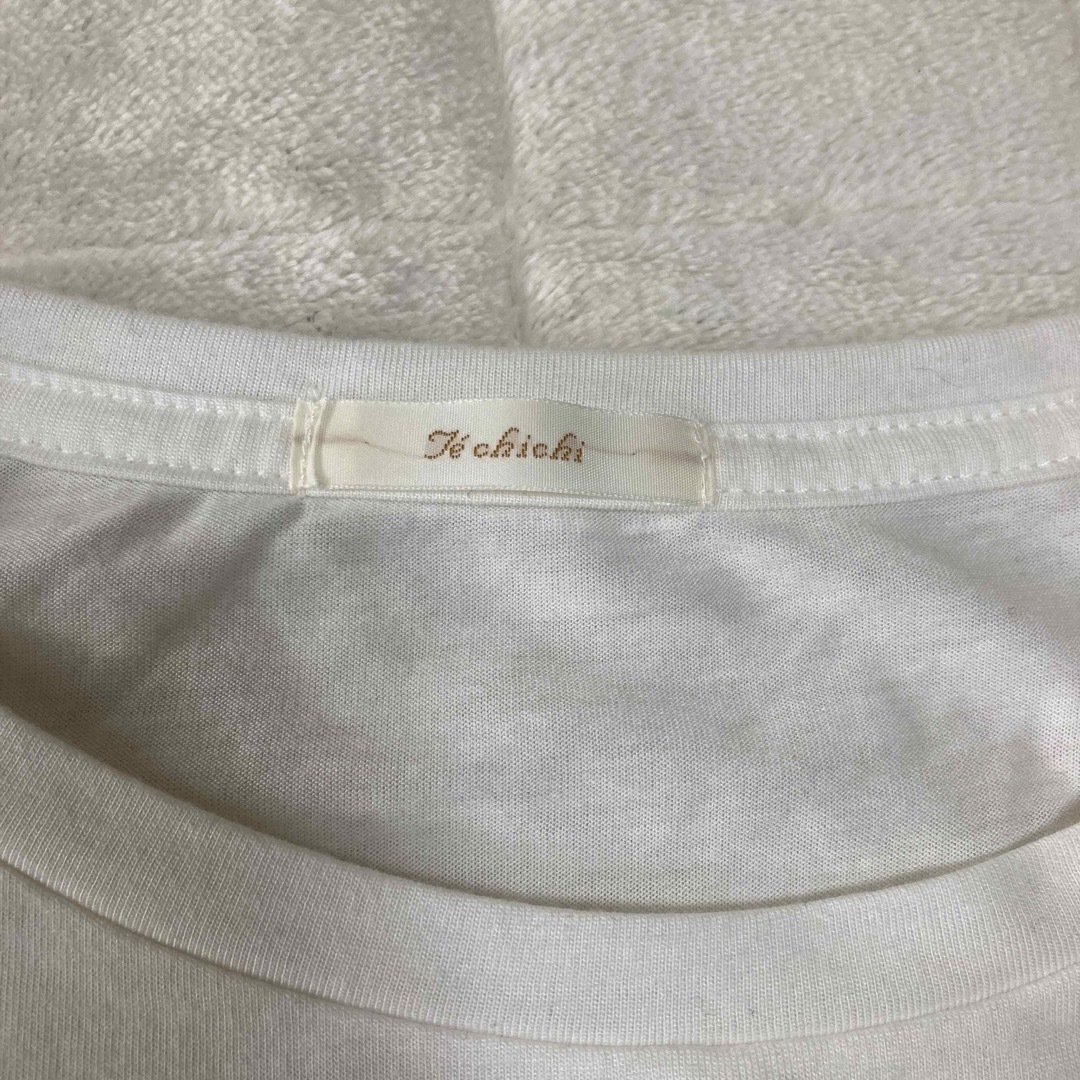 Techichi(テチチ)のロゴTシャツ（白） メンズのトップス(Tシャツ/カットソー(七分/長袖))の商品写真