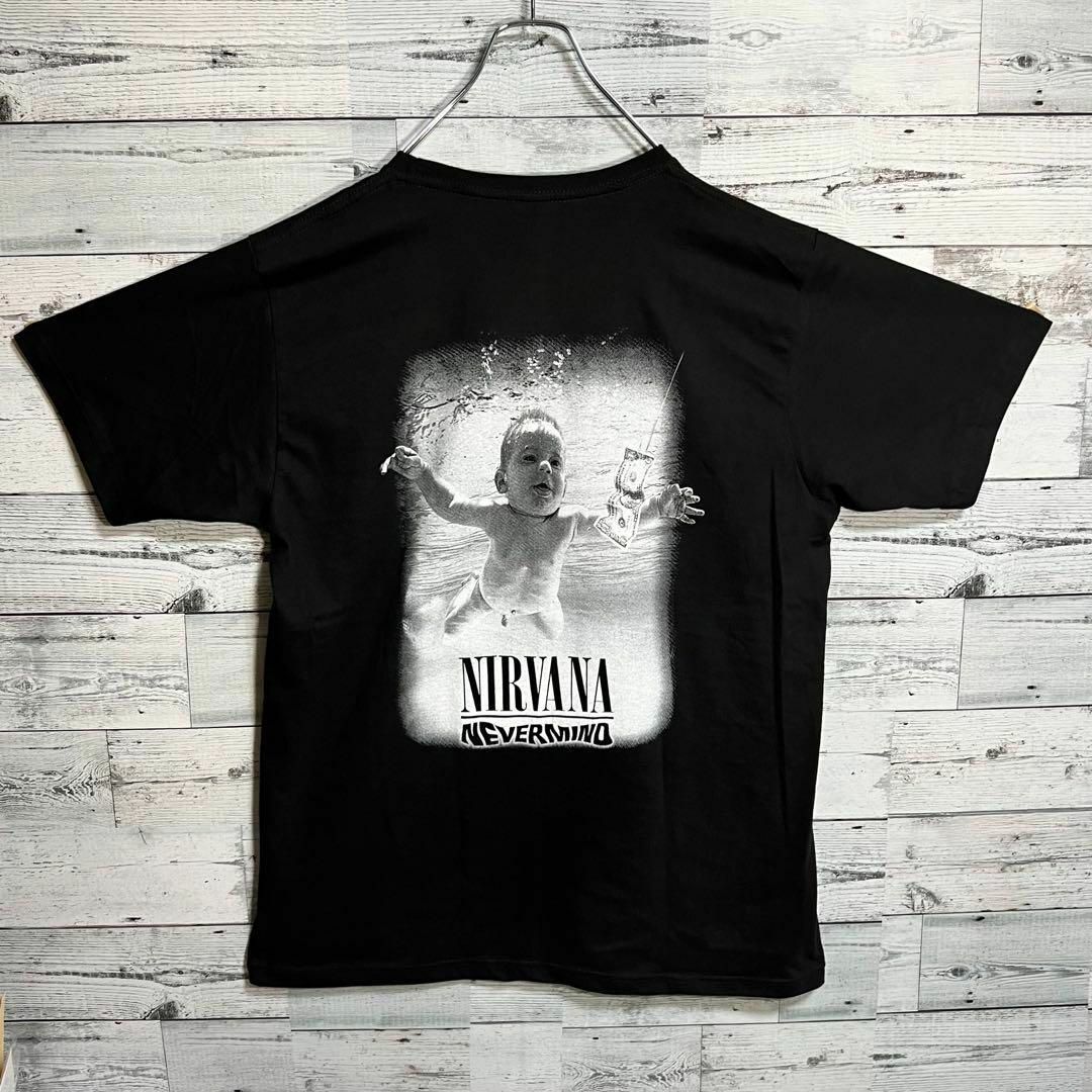 美品【ニルバーナ nirvana】両面前後プリントTシャツ【カートコバーン】 メンズのトップス(Tシャツ/カットソー(半袖/袖なし))の商品写真