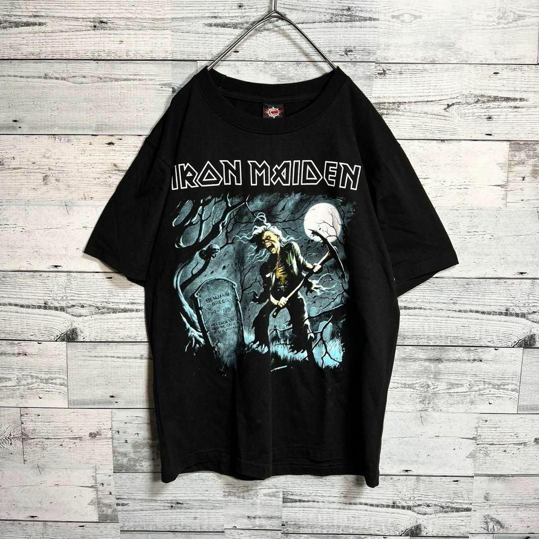 アイアンメイデン Tシャツ 黒イギリスヘヴィメタルバンドTの通販 by
