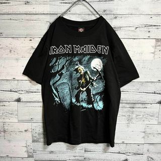 アイアンメイデン  Tシャツ 黒イギリスヘヴィメタルバンドT(Tシャツ/カットソー(半袖/袖なし))