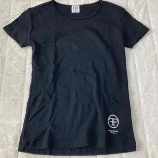 フォーパパリ(FAUX PAS PARIS)の黒Tシャツ（ワンポイントあり）(Tシャツ/カットソー(半袖/袖なし))