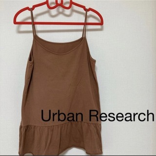 アーバンリサーチ(URBAN RESEARCH)の新品レディースブラウス トップス夏服FREEサイズ半袖シャツ　キャミソール(キャミソール)