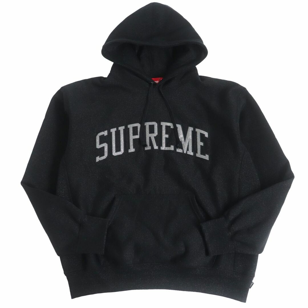 Supreme 未使用品23SS Supreme/シュプリーム Glittr Arc Hooded Sweatshirt グリッター アーチロゴ  プルオーバー スウェットパーカー 黒 M 正規品の通販 by 衣類＆ブランドリサイクル GREEN ラクマ店｜シュプリームならラクマ