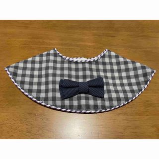 マールマール(MARLMARL)のマールマール　dolce 6 check×navy tie(ベビースタイ/よだれかけ)