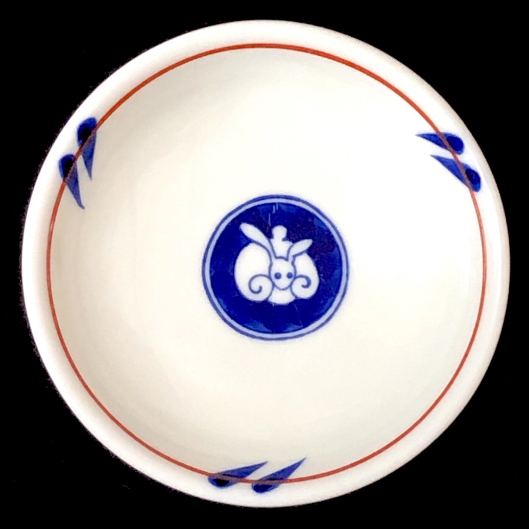 箱付き美品】有田焼 深川製磁 月見うさぎ 小皿揃 取り皿 銘々皿 箱付き美品】有田焼 深川製磁 月見うさぎ 小皿揃 取り皿 銘々皿