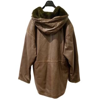 アレキサンダージュリアン レザージャケット アウター ブラウン L