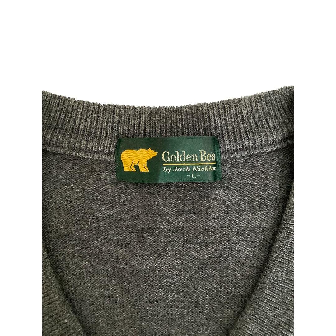 Golden Bear(ゴールデンベア)のゴールデンベア　ニット　セーター　グレー　L　K00120 メンズのトップス(ニット/セーター)の商品写真