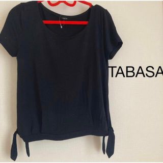 タバサ(TABASA)の日本製新品タバサTABASA半袖ブラウス　トップス夏服シャツM サイズ(シャツ/ブラウス(半袖/袖なし))