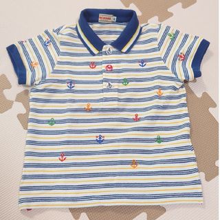 ミキハウス(mikihouse)の※ムサシクン専用※　ミキハウス　ポロシャツ90(お揃いコーデ可)(Tシャツ/カットソー)