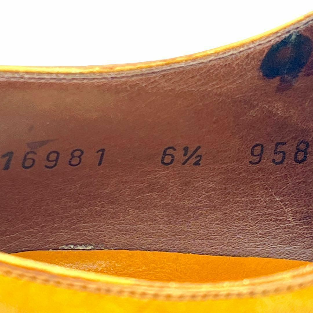 CARMINA(カルミナ)のCARMINA 16981 ブラウン 3ホール ダービーシューズ UK6.5 メンズの靴/シューズ(ドレス/ビジネス)の商品写真