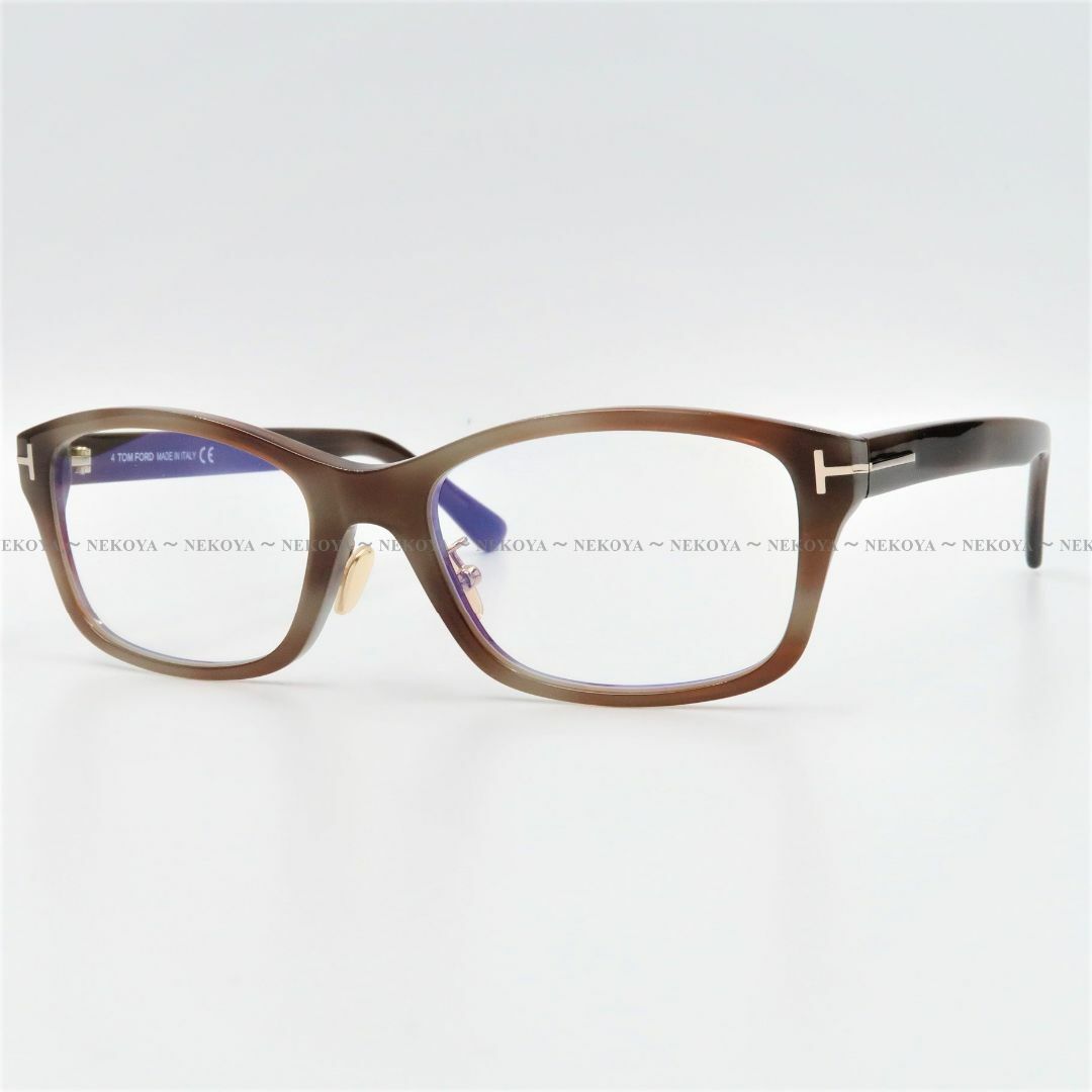 TOM FORD TF5724-D-B 052 メガネ ブルーライトカット 茶 - サングラス TOM FORD TF5724-D-B 052 メガネ ブルーライトカット 茶 - サングラス