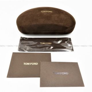 TOM FORD TOM FORD TF D B メガネ ブルーライトカット 茶の