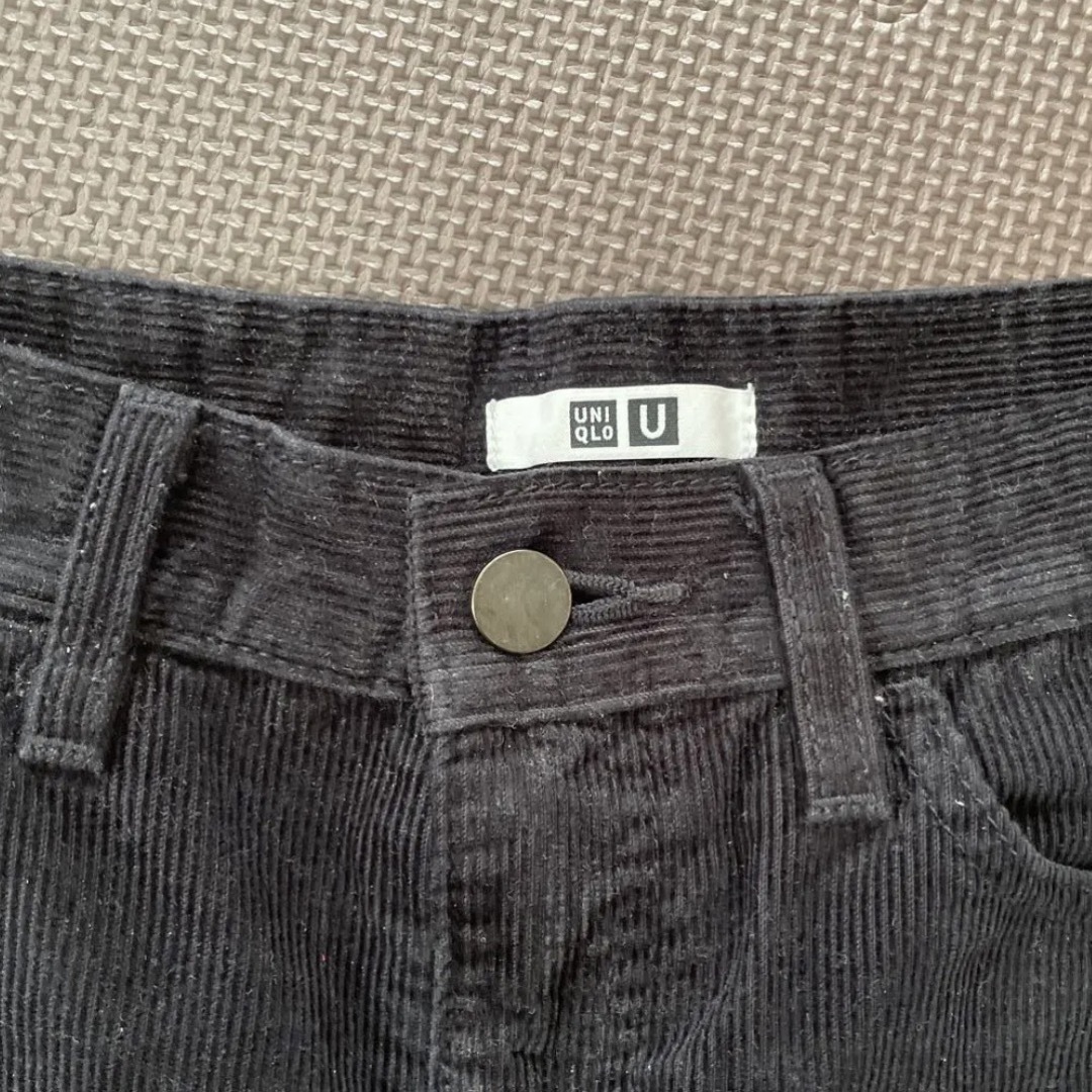 UNIQLO(ユニクロ)のコーデュロイ　パンツ　ブラック　ユニクロユー メンズのパンツ(その他)の商品写真