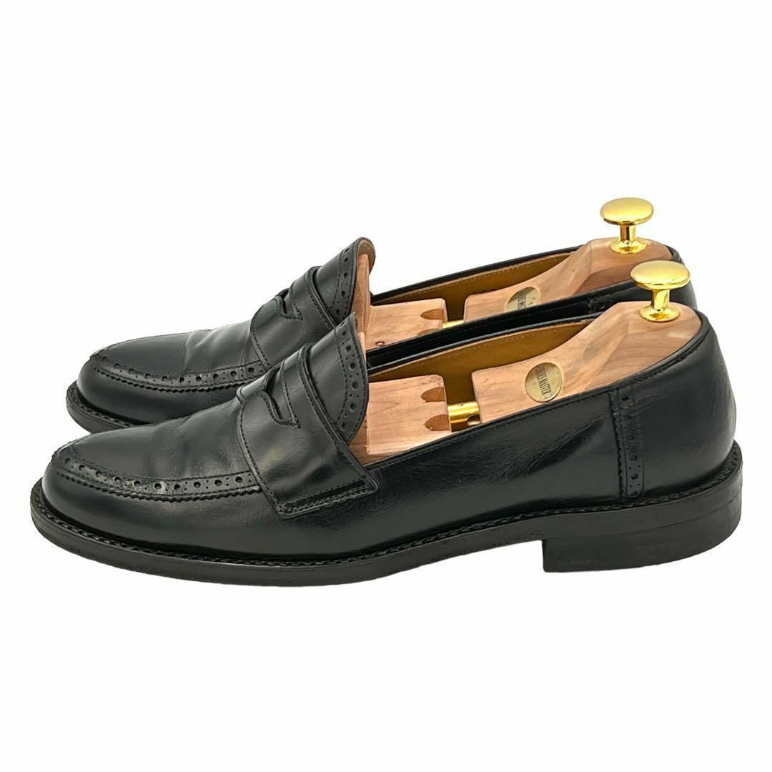 REGAL(リーガル)のREGAL 2616 黒 コインローファー ハーフサドル 25.0 EE メンズの靴/シューズ(ドレス/ビジネス)の商品写真