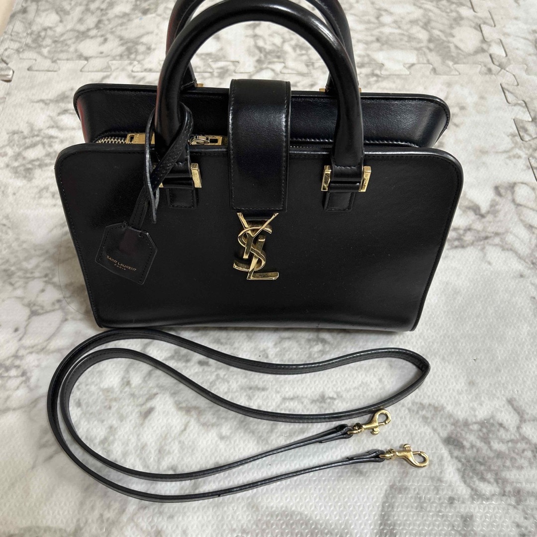 【美品】YSL サンローラン ベイビーカバス ブラック ハンドバッグ